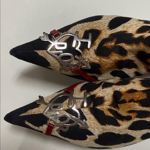 Authentic vintage Christian Dior leopard boots 38.5 john galliano - Picture 12 of 17